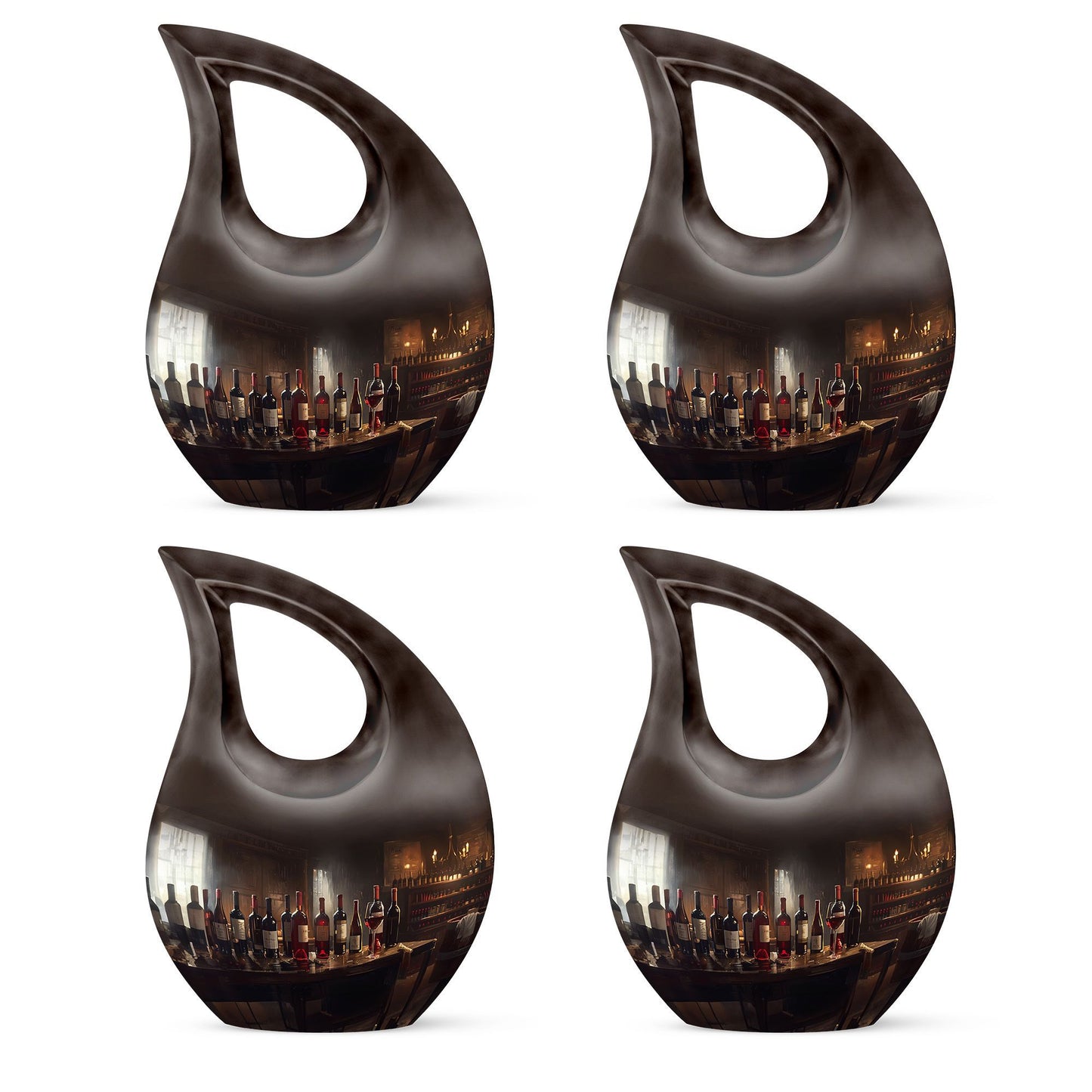  Cross Drop Memorial Urn for Human Ashes,