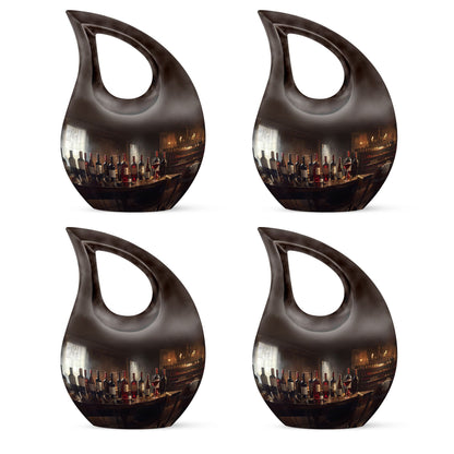  Cross Drop Memorial Urn for Human Ashes,