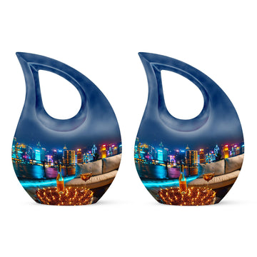 Small Urn Set of 2 -3