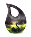 10-inch snake design modern urn 