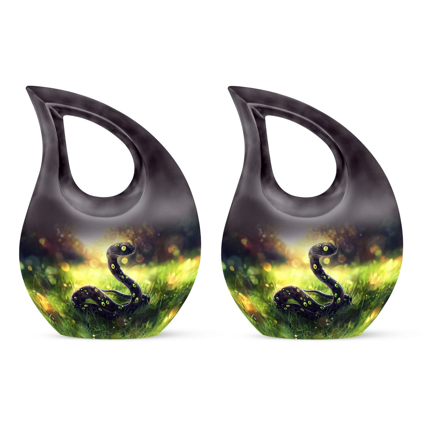 10-inch snake design modern urn 