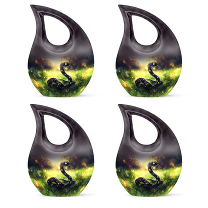 10-inch snake design modern urn 