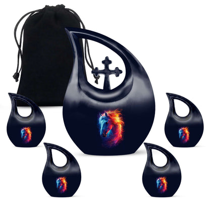 Cross Drop design Custom Urn 