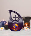 Urn - Cross Drop designed Keepsake 