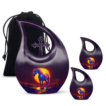 Urn - Cross Drop designed Keepsake 