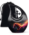  Horse themed Cross Drop Memorial Urn,