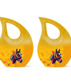 10-inch Horse themed Cross Drop Extra Large Urn, 