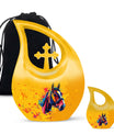 10-inch Horse themed Cross Drop Extra Large Urn, 