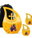 10-inch Horse themed Cross Drop Extra Large Urn, 