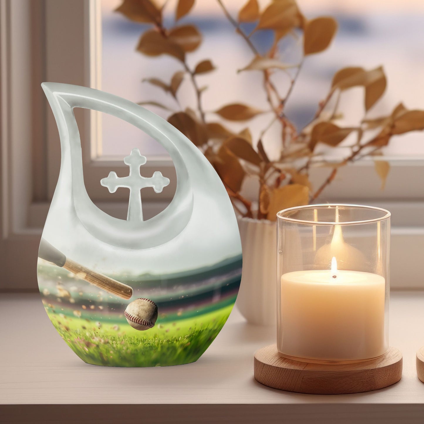 Baseball Thememed Cremation Urn