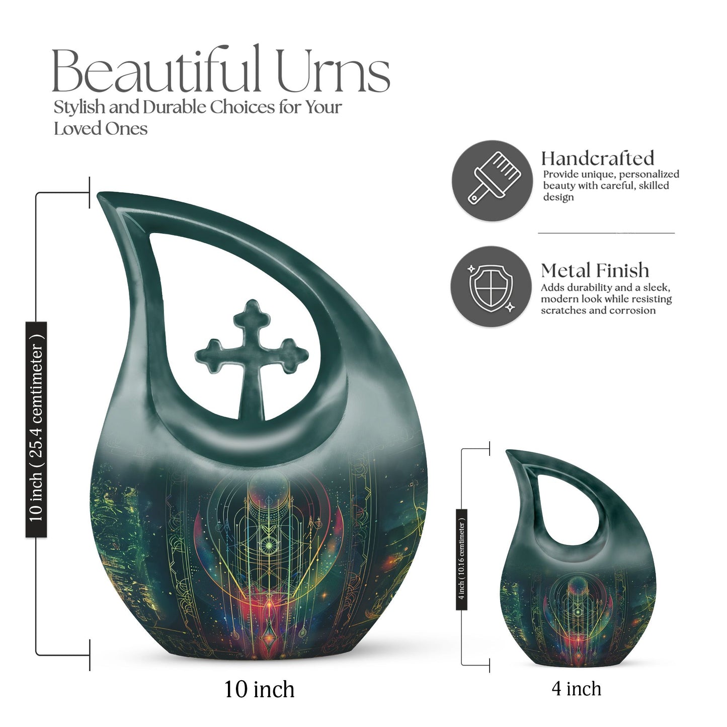 Zodiac-themed Large Urn for ashes