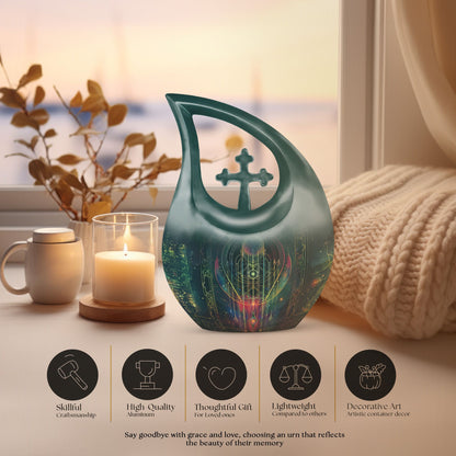 Zodiac-themed Large Urn for ashes