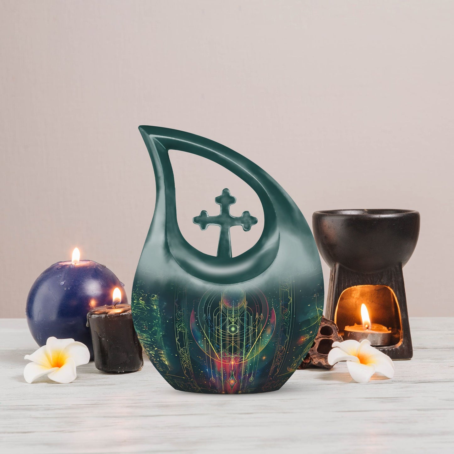Zodiac-themed Large Urn for ashes