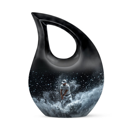 Golf themed Urn for Ashes
