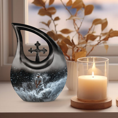 Golf themed Urn for Ashes