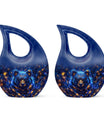 Large Bear Urn and Cremation Vaults, 10 inches, with Cross Drop design for ashes