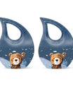 10 inch custom Bear Urn