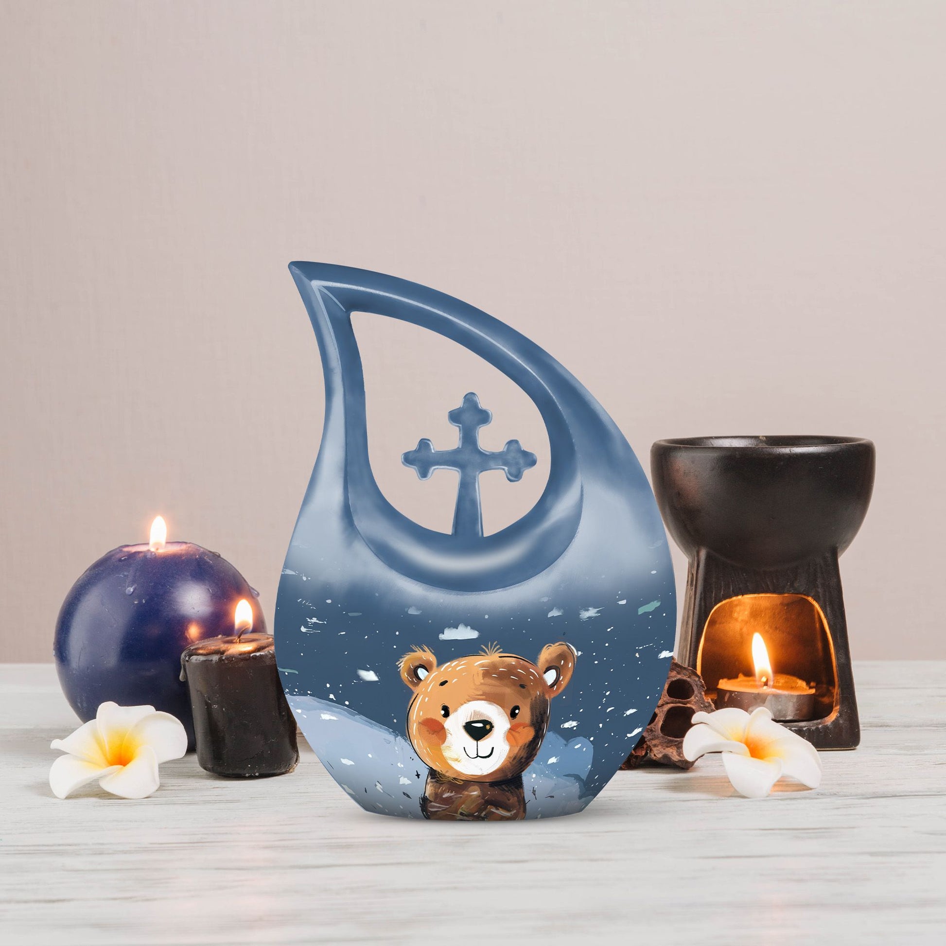 10 inch custom Bear Urn