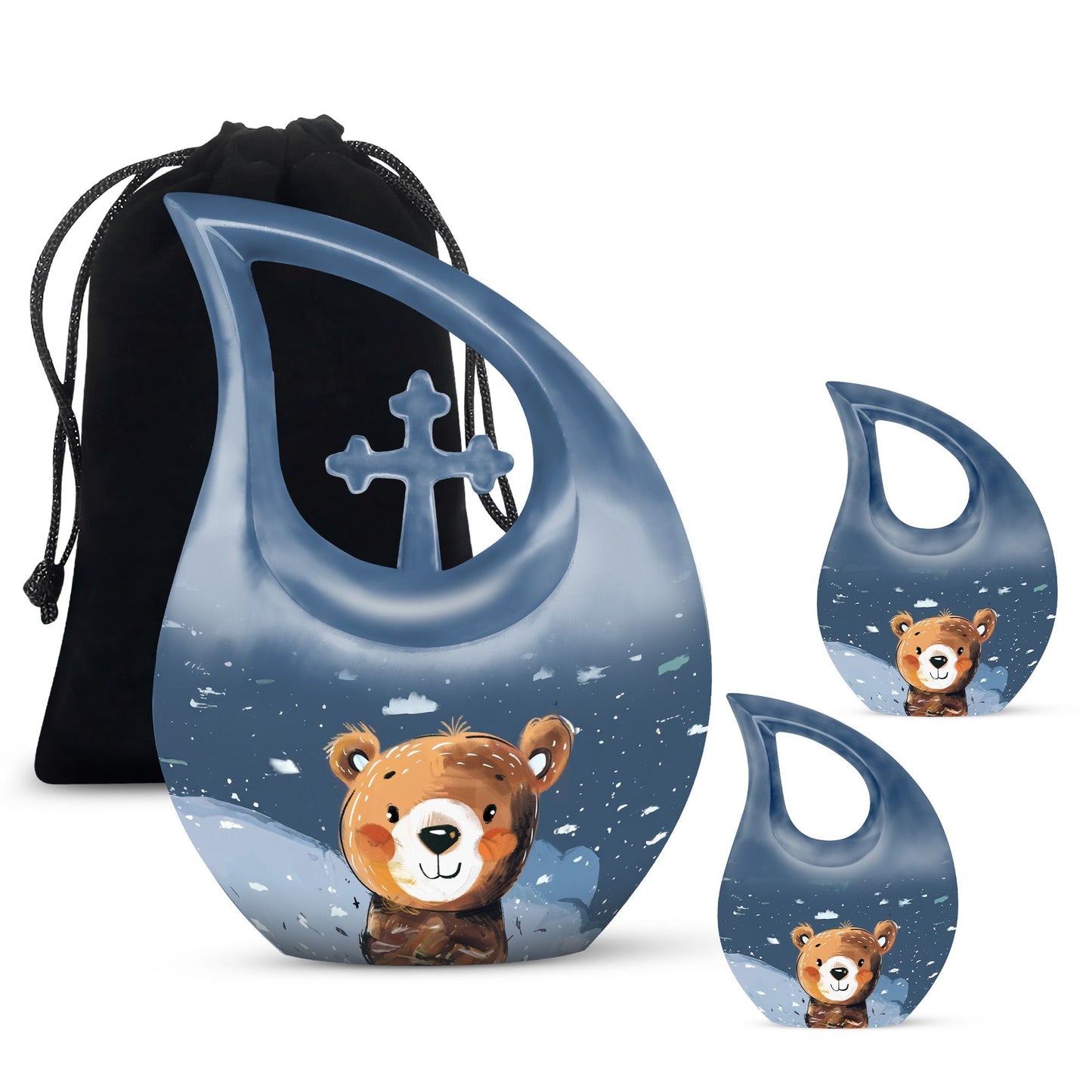 10 inch custom Bear Urn