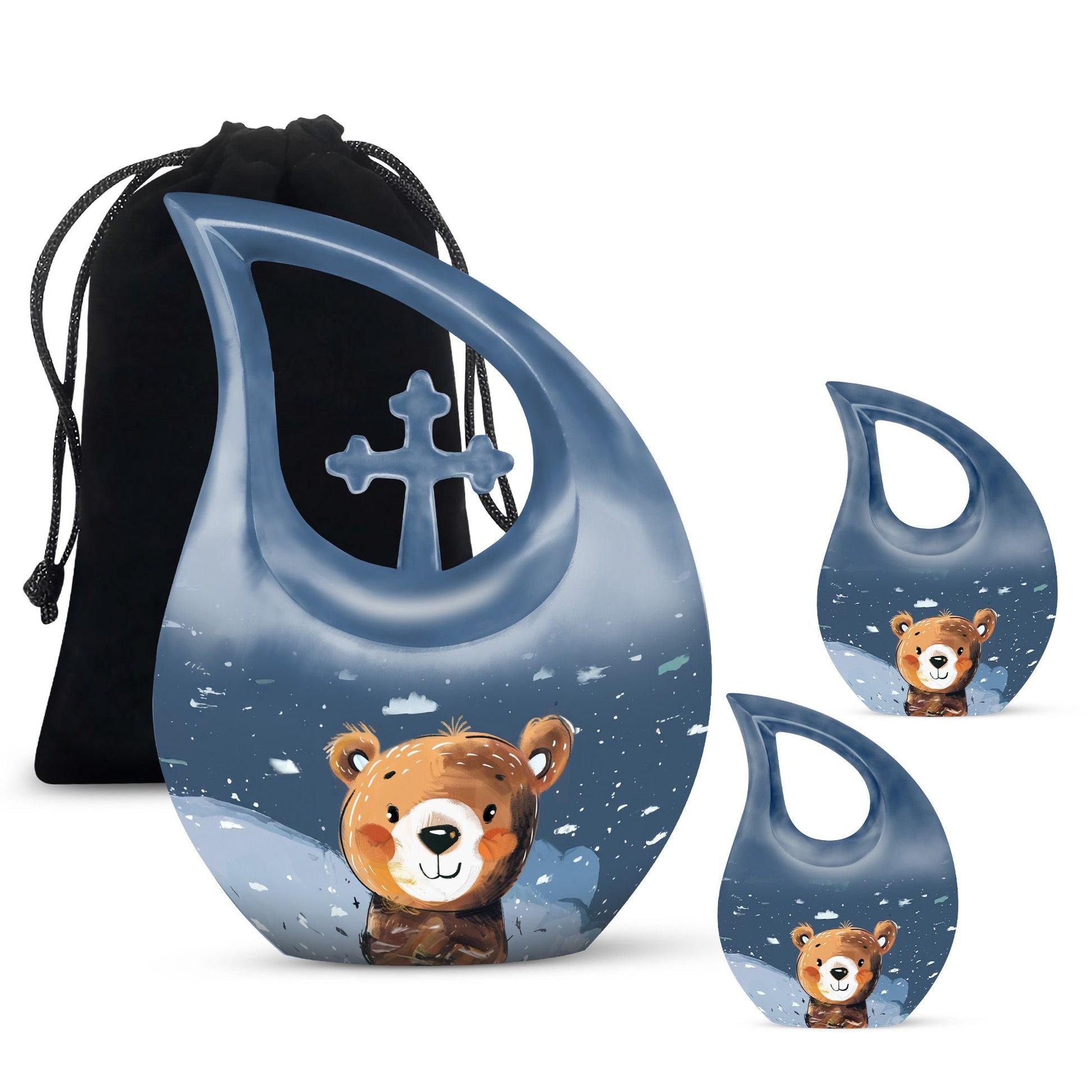 10 inch custom Bear Urn