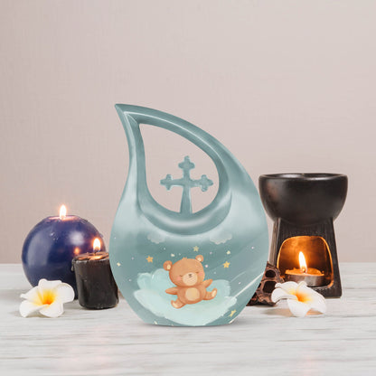 10 Inch Bear Urn 