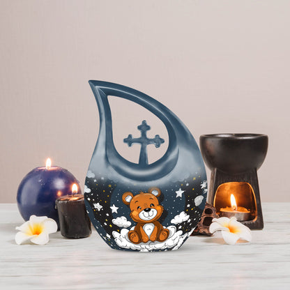 10 Inch Bear Urn 