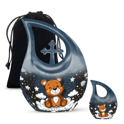 10 Inch Bear Urn 