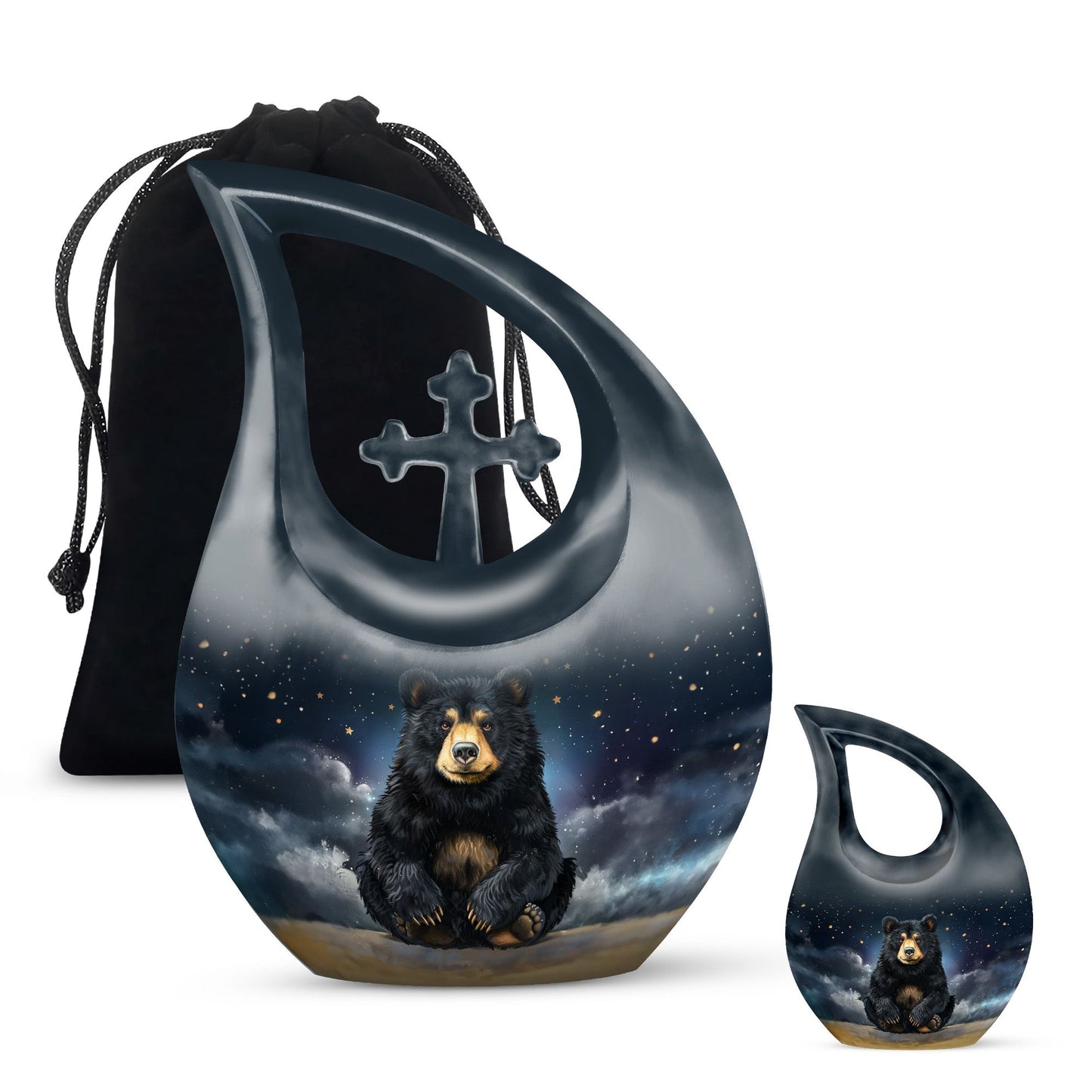 10-inch Bear Urn 