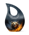 10 inch tall Bear Urn