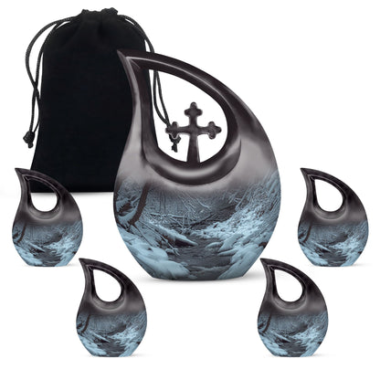 10-inch Mountains Themed Men's Urn 