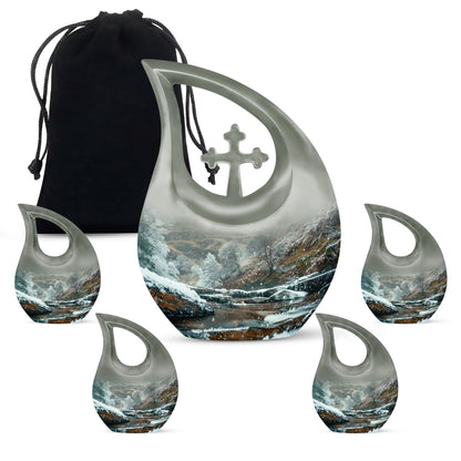 Mountains themed Medium Size Urn 