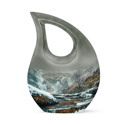 Mountains themed Medium Size Urn 