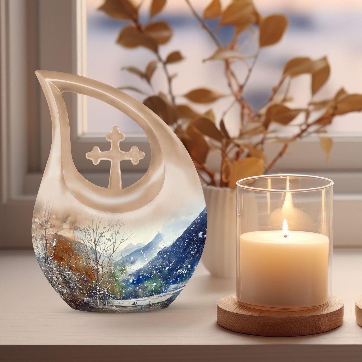 10-inch Mountains Urn, 