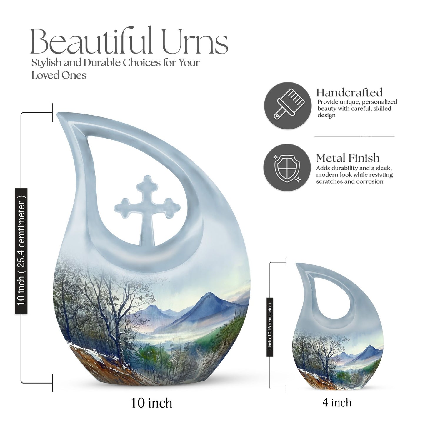 10-inch Mountains Urn 