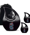 10-inch dragon themed cross drop large metal cremation urn 