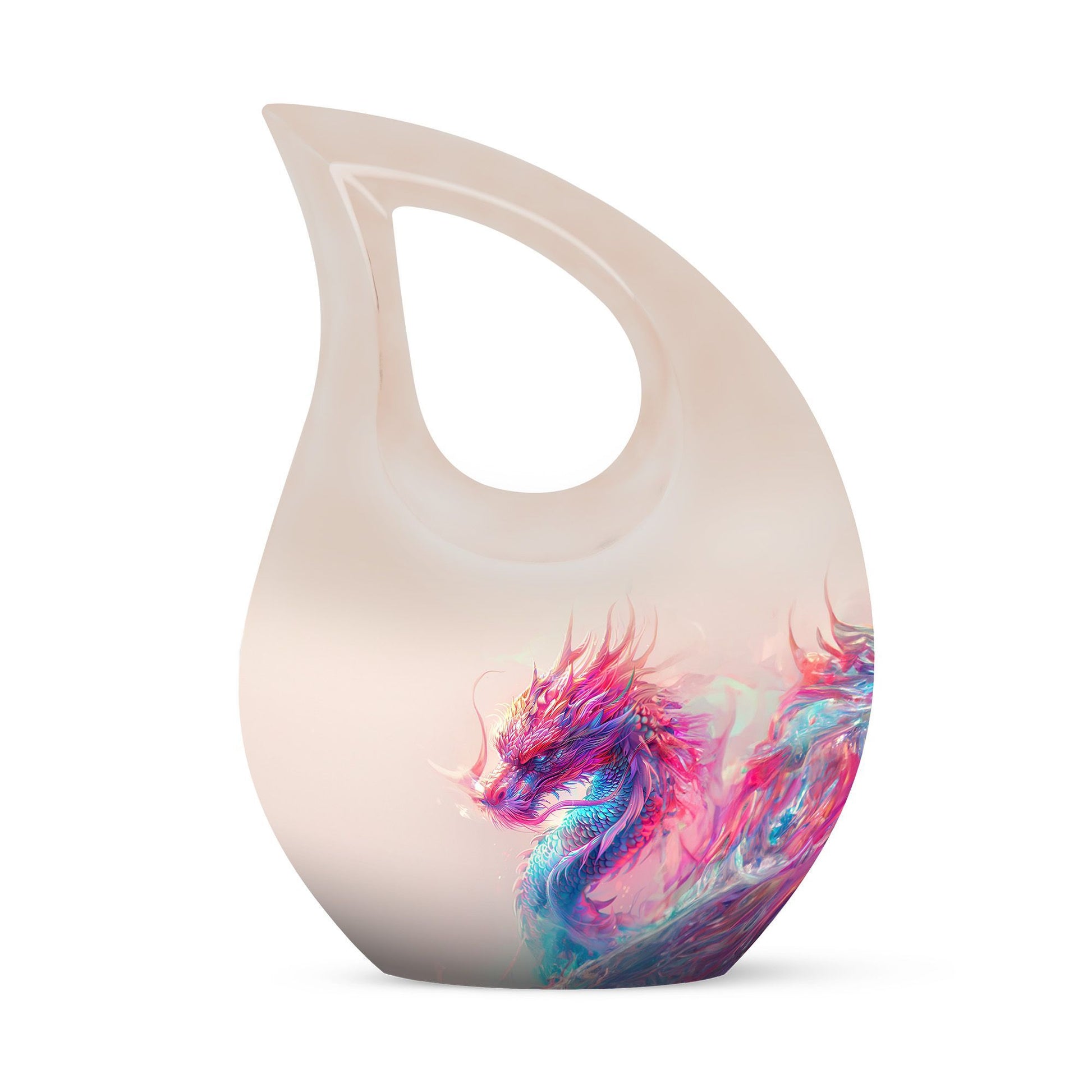 Affordable 10-inch aluminium Dragon Urn 