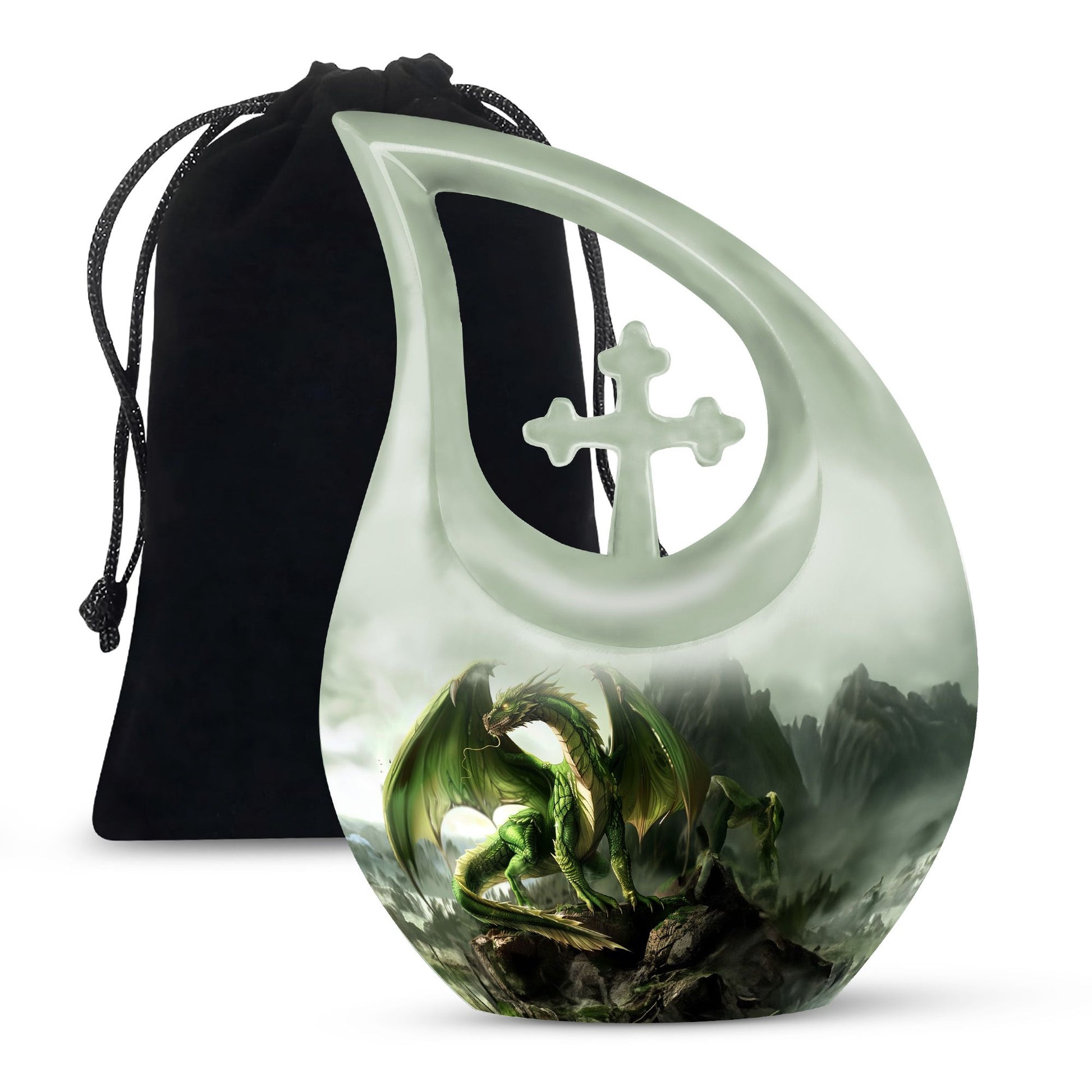 10-inch Dragon Urn 