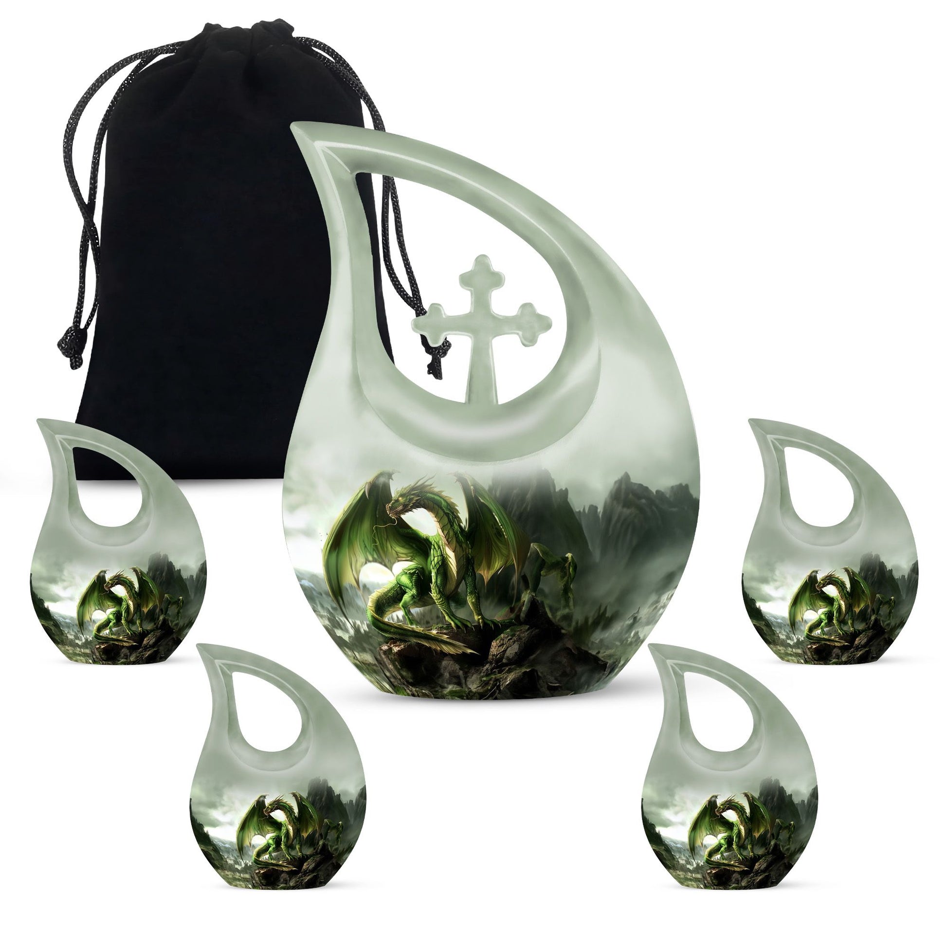 10-inch Dragon Urn 