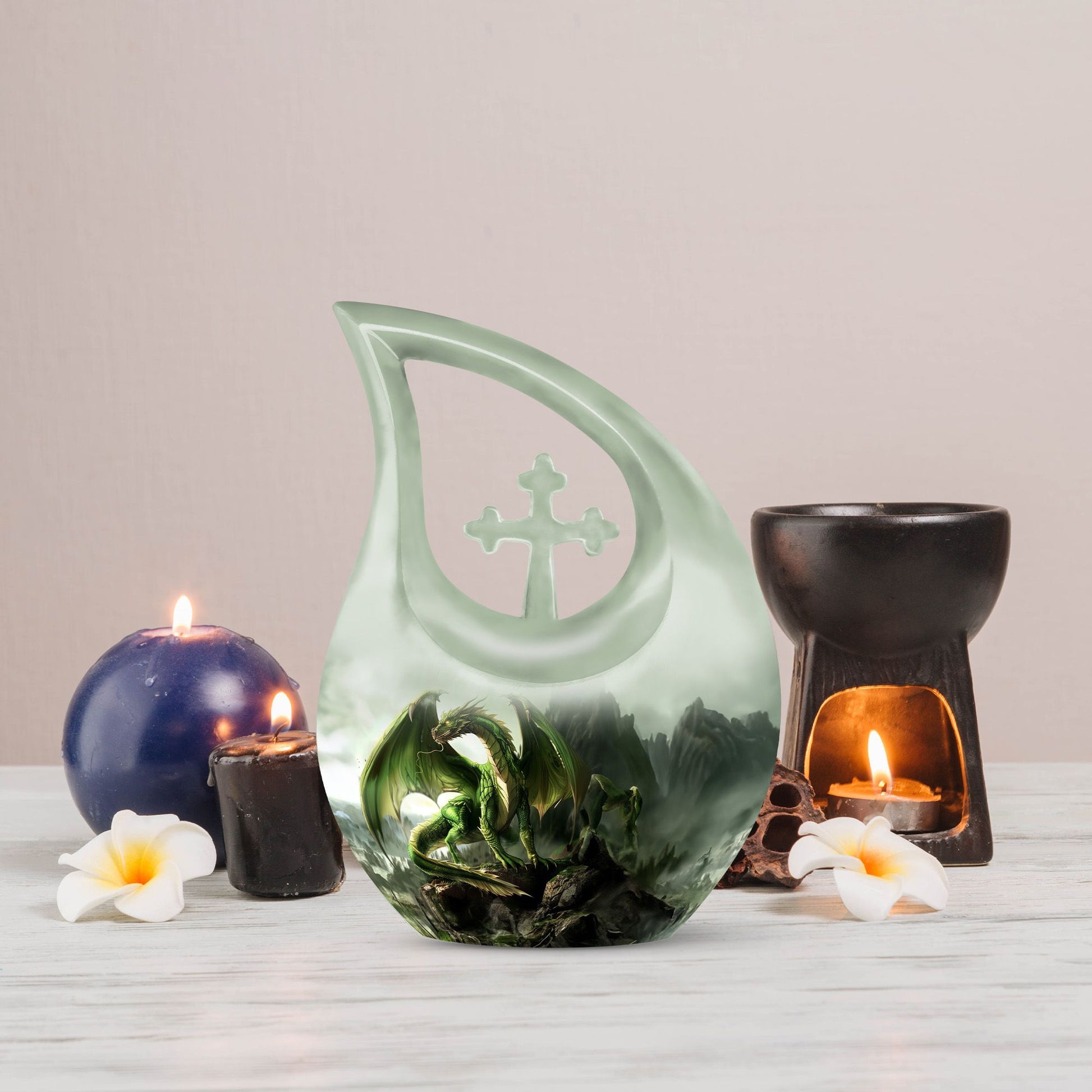 10-inch Dragon Urn 
