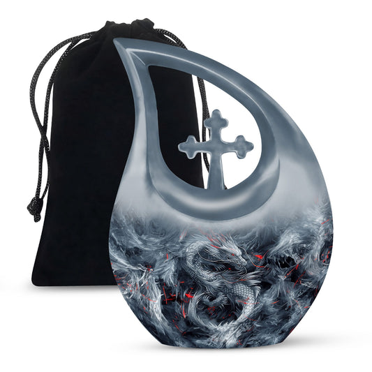 Teardrop Dragon Urn 