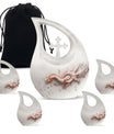 10-inch Dragon themed, Cross Drop design cremation urn