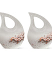 10-inch Dragon themed, Cross Drop design cremation urn