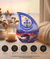 10-inch Dragon Urn, 