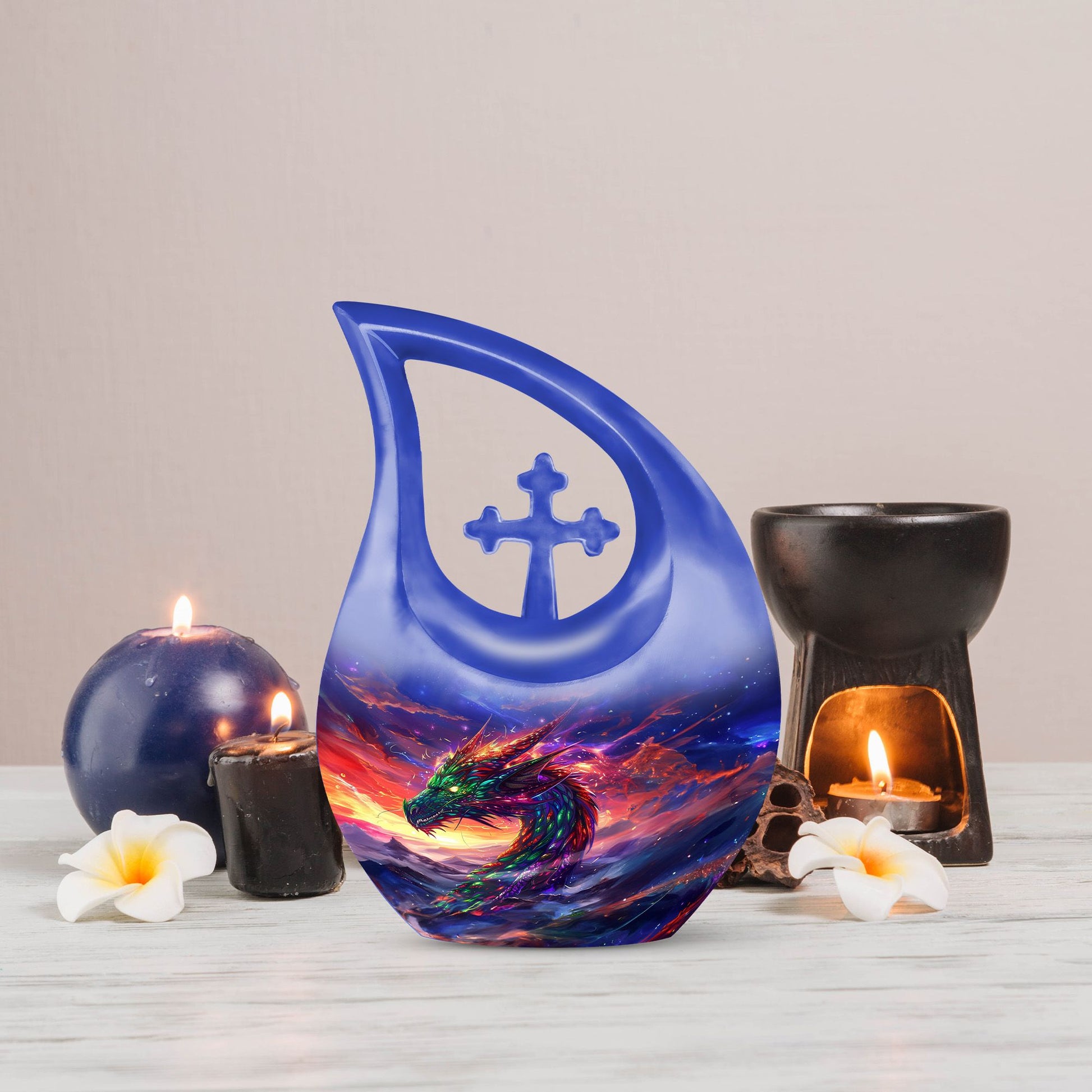 10-inch Dragon Urn, 