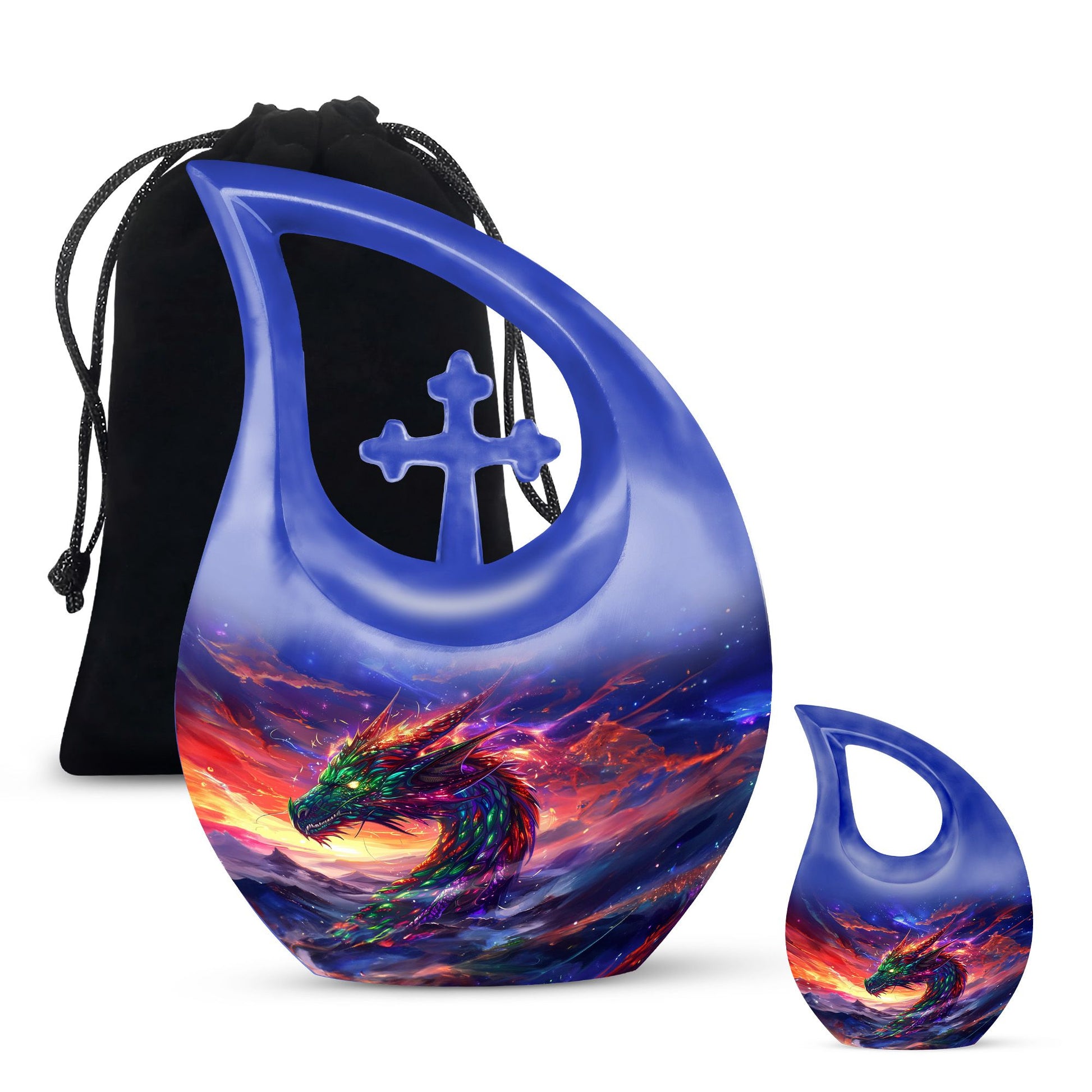 10-inch Dragon Urn, 
