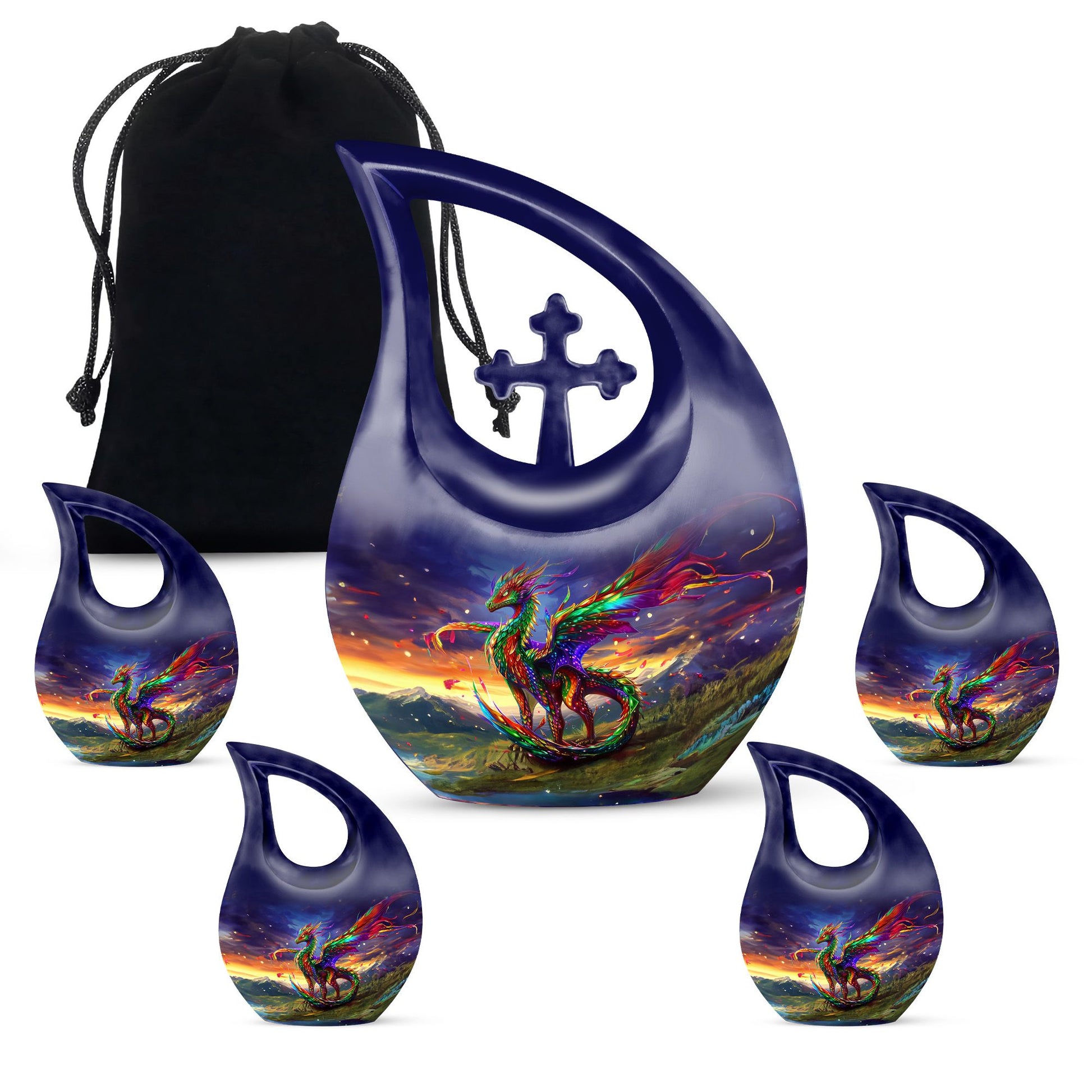 Affordable 10-inch Dragon Urn 