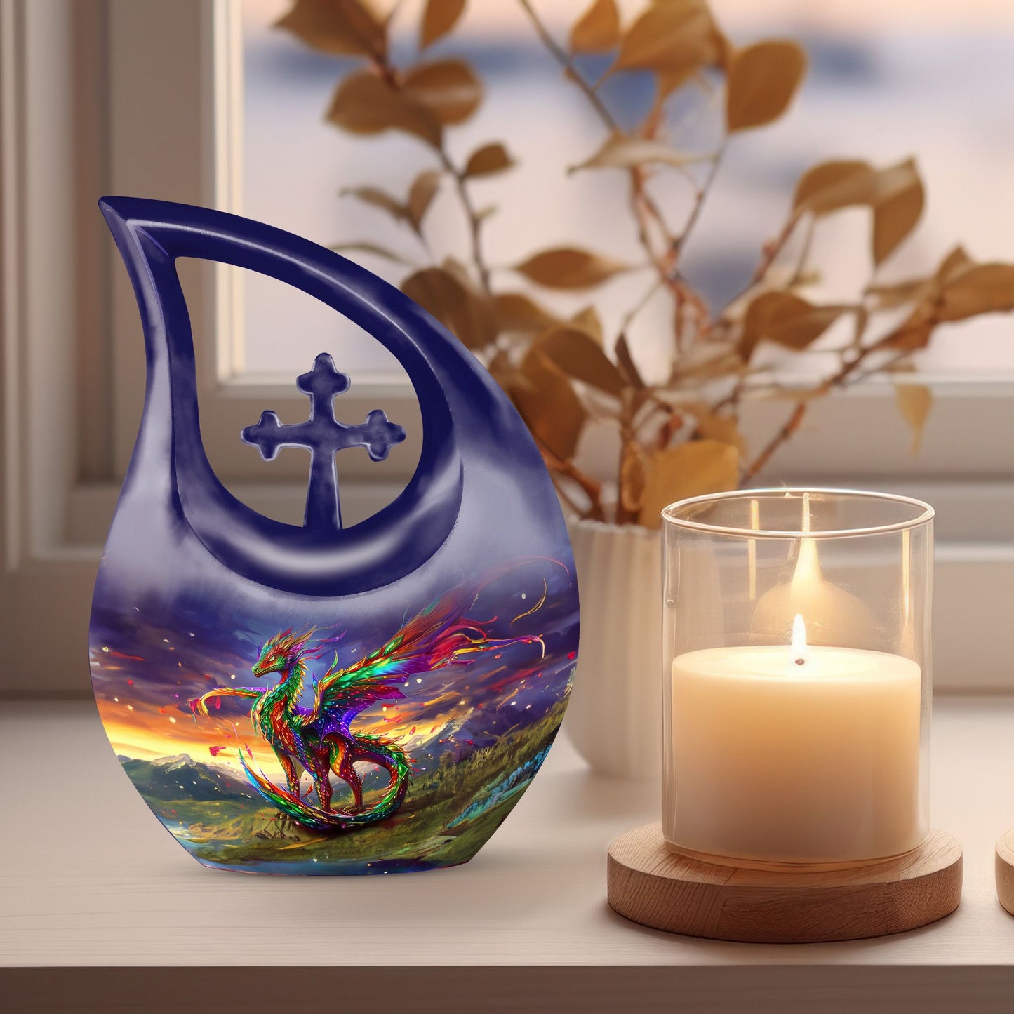 Affordable 10-inch Dragon Urn 