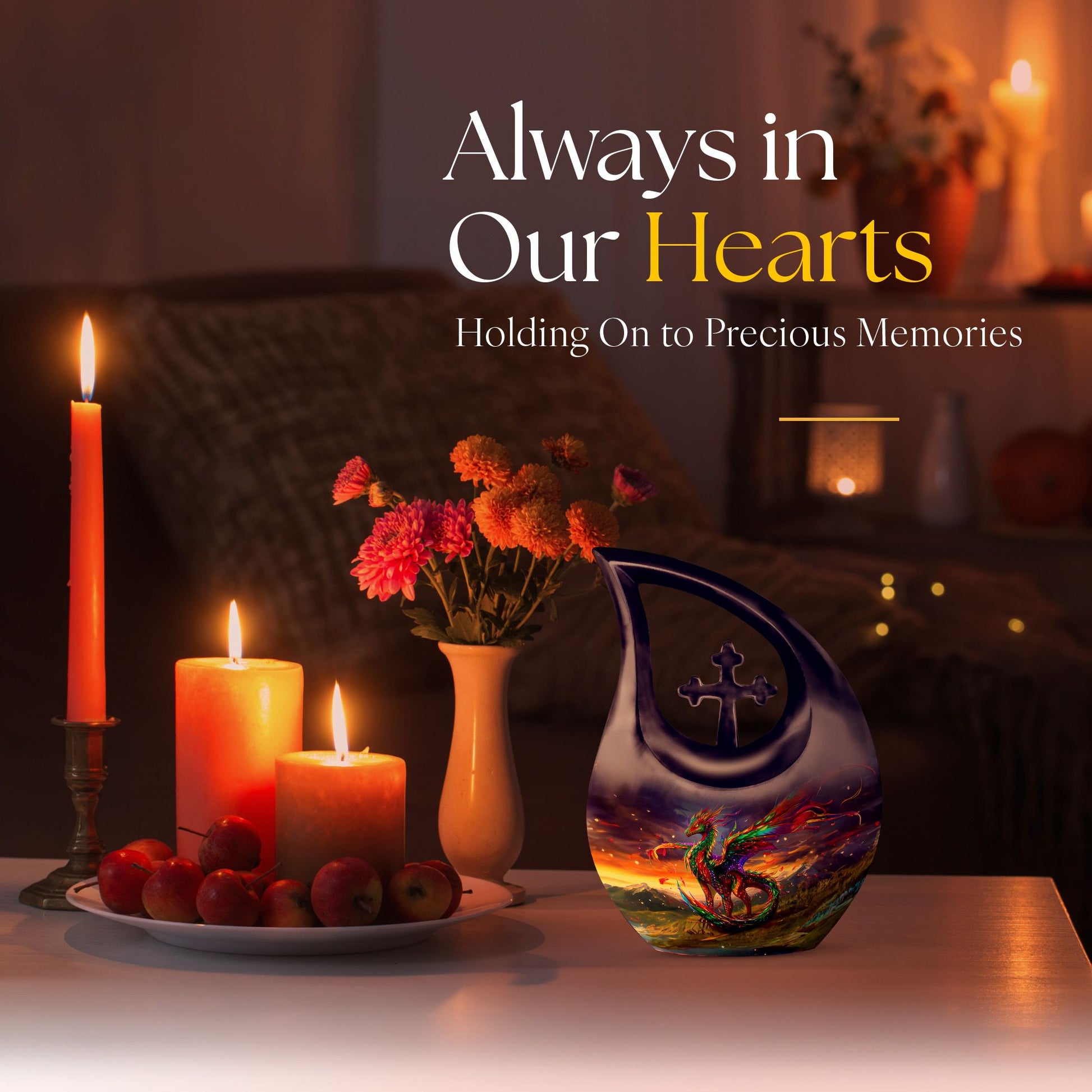 Affordable 10-inch Dragon Urn 