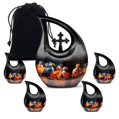 10-inch Puffin Bird Urn 