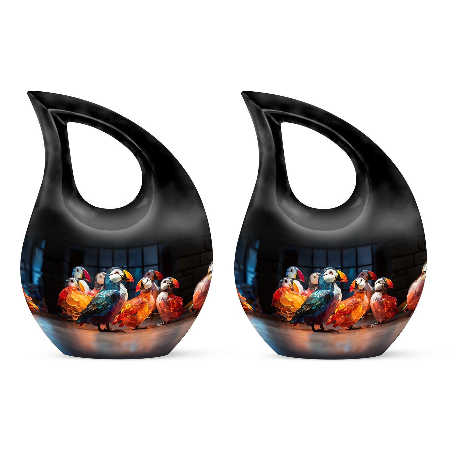 10-inch Puffin Bird Urn 
